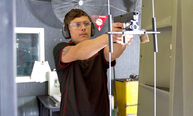 Indoor Shooting Range Session Southport Indoor Pistol Club Groupon