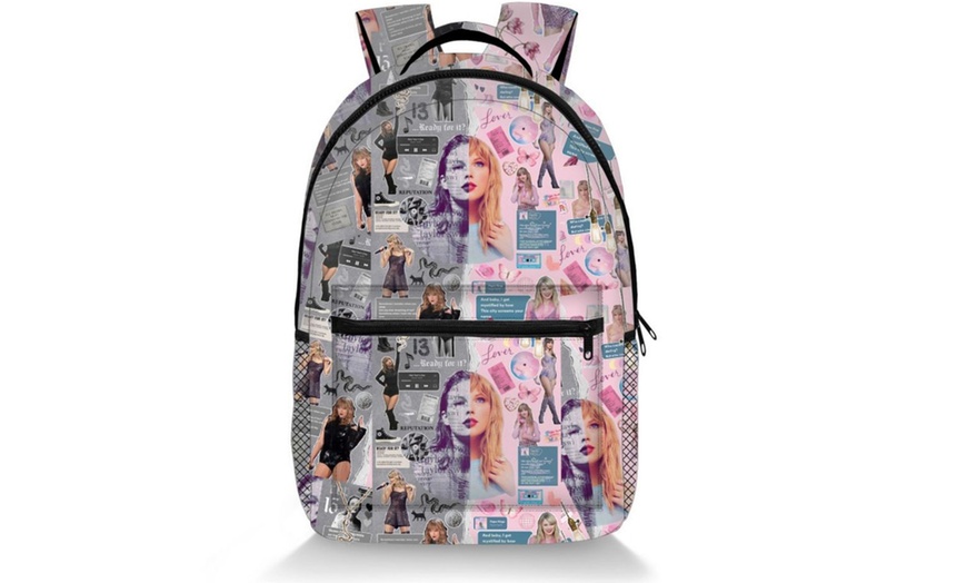 Image 2: Taylor Swift Themed Unisex Backpack