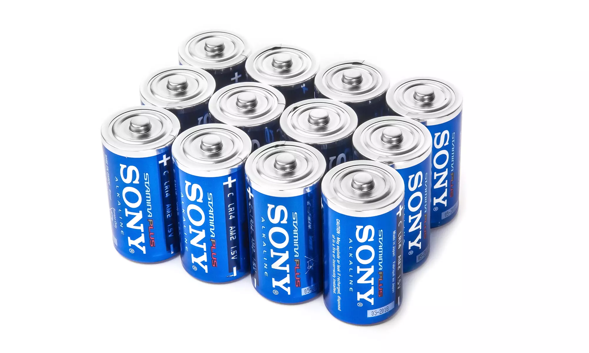 Sony Stamina Plus Alkaline C Batteries (12-Pack) - Primary Image