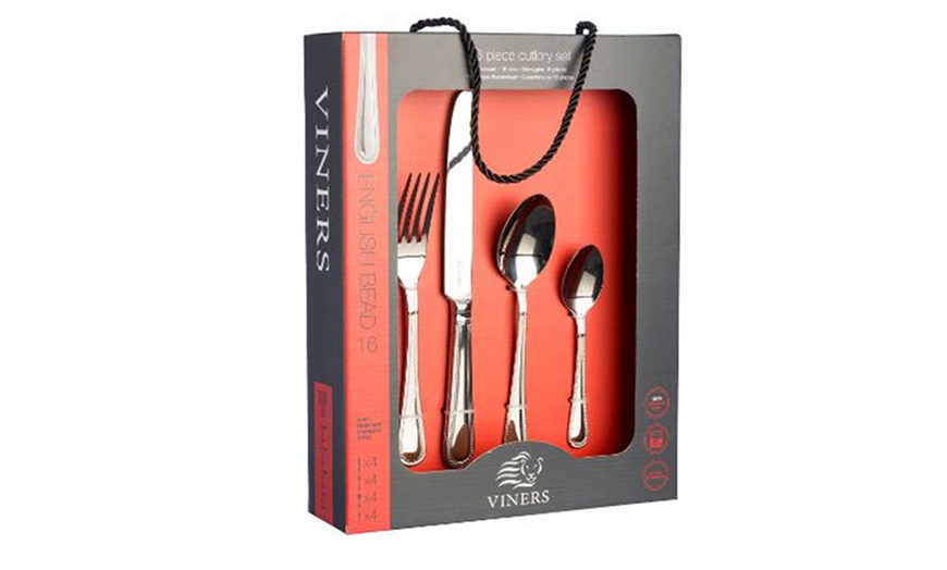 Image 4: Viners Bead Cutlery Set