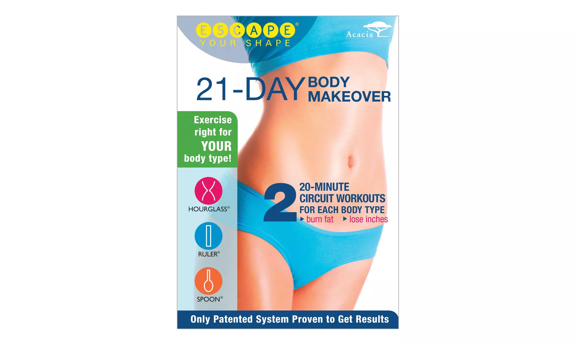 Escape Your Shape 21-Day Body-Makeover Workout DVD - Primary Image