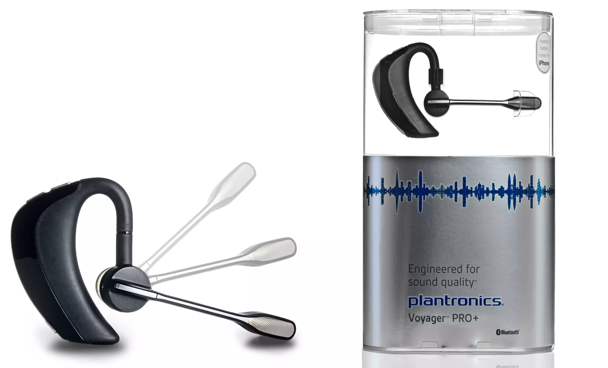 Plantronics Voyager Pro+ Bluetooth Headset. Free Returns. - Primary Image