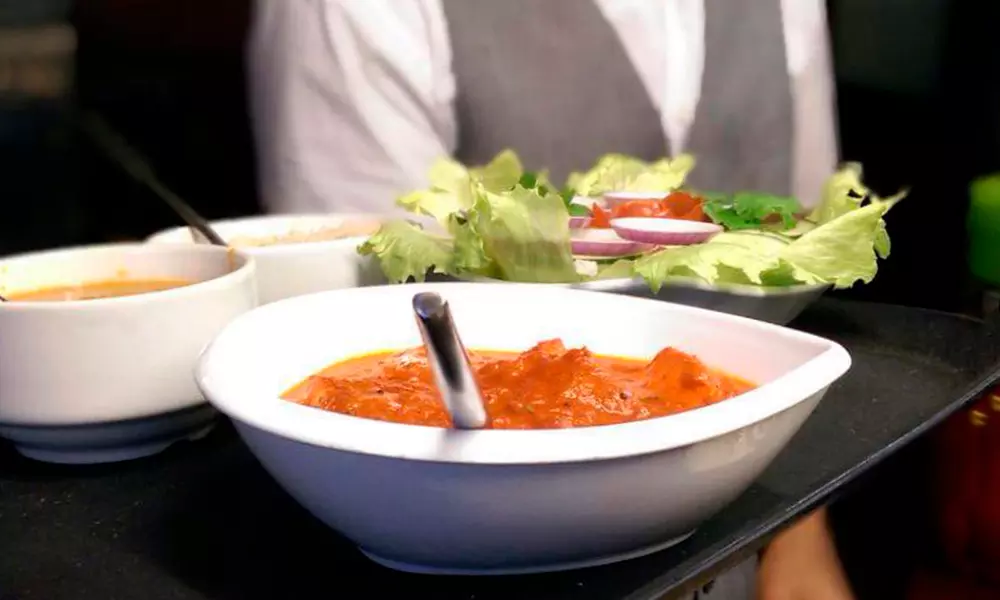 Enjoy Two course Indian meal w/ rice & naan for One, Two, Four People