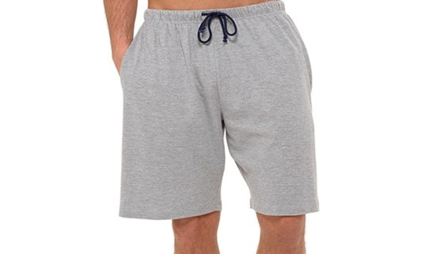 Image 2: One or Two Pairs of Men's Lounge Shorts