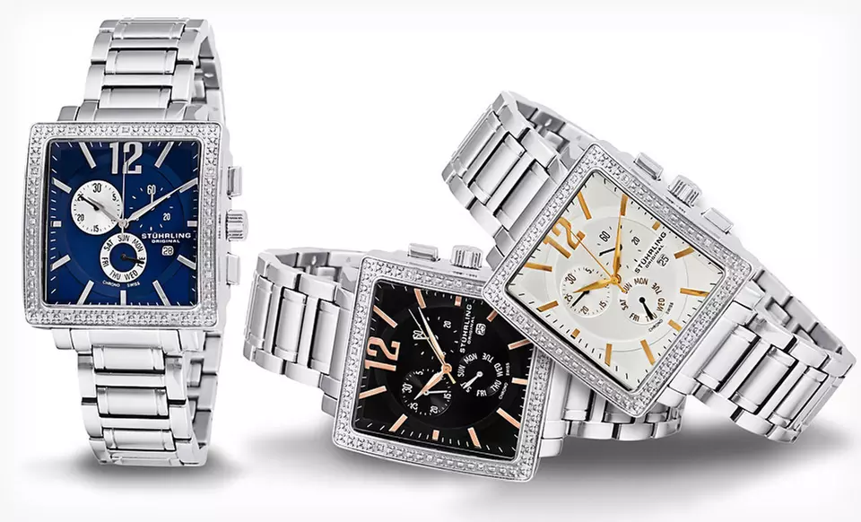 Men's and Women's Diamond-Accent Stuhrling Original Watches (Up to 90% Off). Free Shipping and Free Returns. - Primary Image