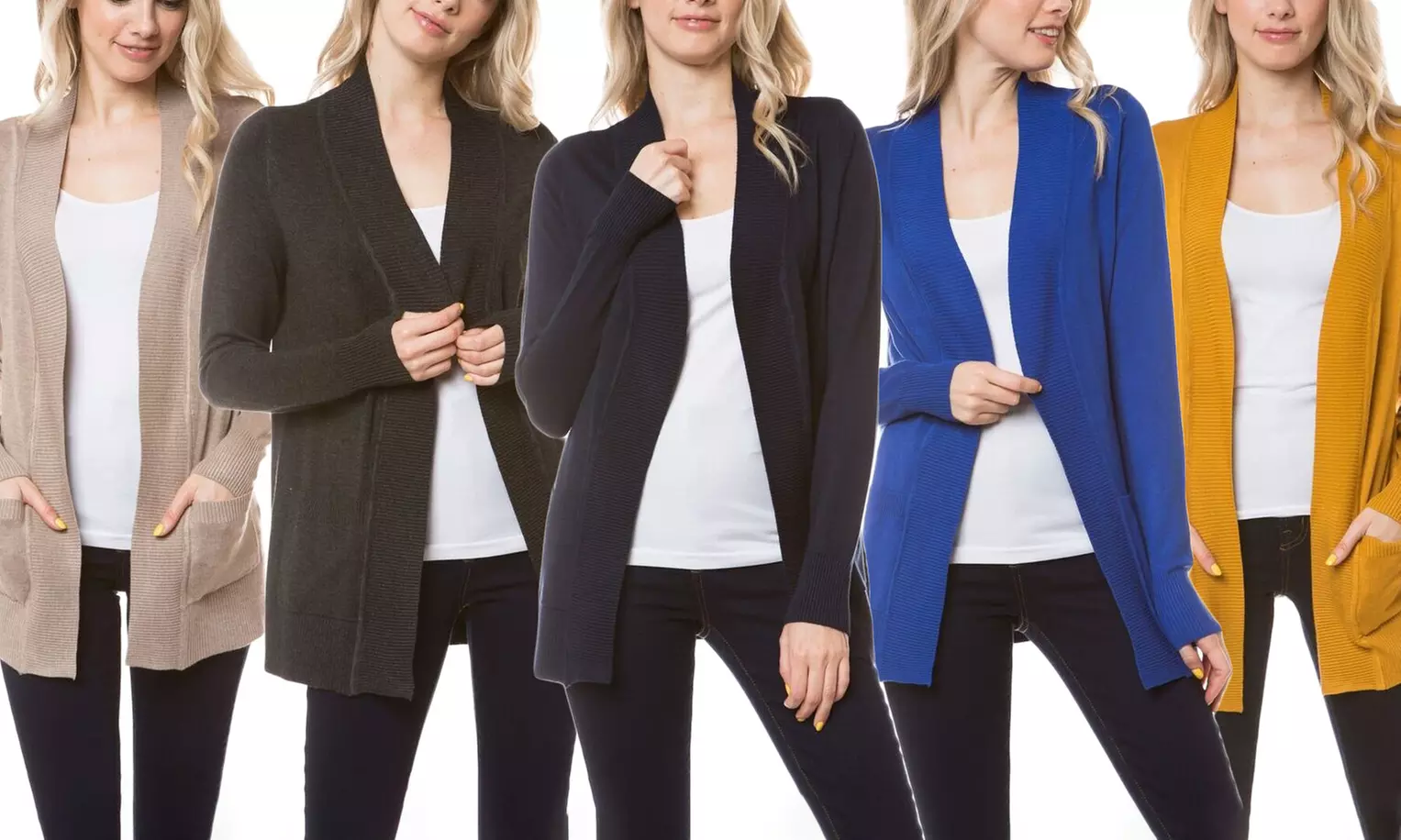 Women's Open-Front Cardigan. Plus Sizes Available - Primary Image