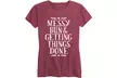 Women's Fall Theme Fashion Graphic Tees - Second Medium