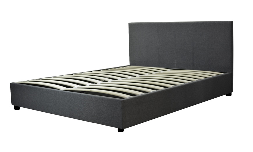 Image 5: Canapé abatible de láminas y colchón opcional, de Sampur