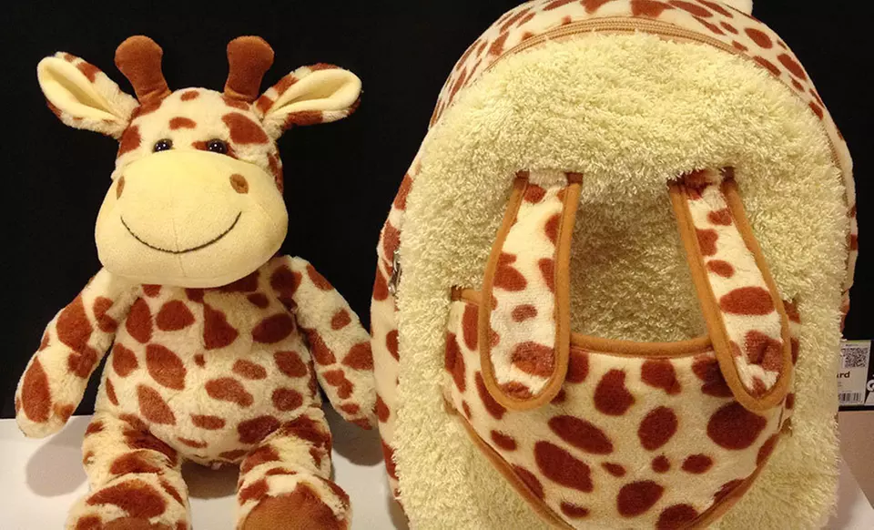 $19 for a Pal Arounds Backpack with Detachable Plush Bear or Giraffe ($24.99 List Price). Free Shipping and Returns. - Second Medium