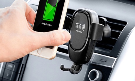 1 o 2 supporti caricatori wireless per smartphone da auto