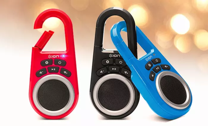 Ion Clipster Portable Bluetooth Speaker. Multiple Colors Available. - Primary Image