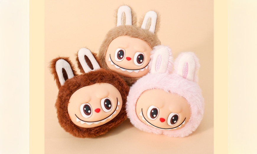 Image 4: Labubu Inspired Plush Keychain Dolls
