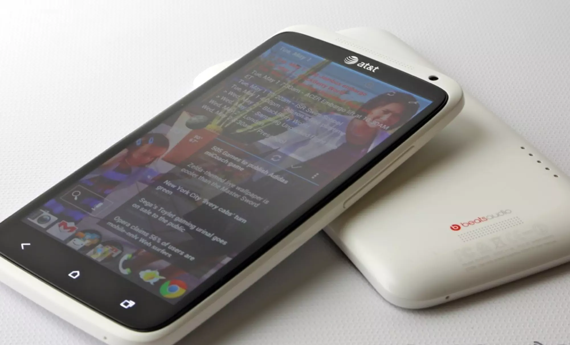 HTC One X 16GB GSM (AT&T/T-Mobile) Unlocked Phone in White (PJ83100) - Primary Image