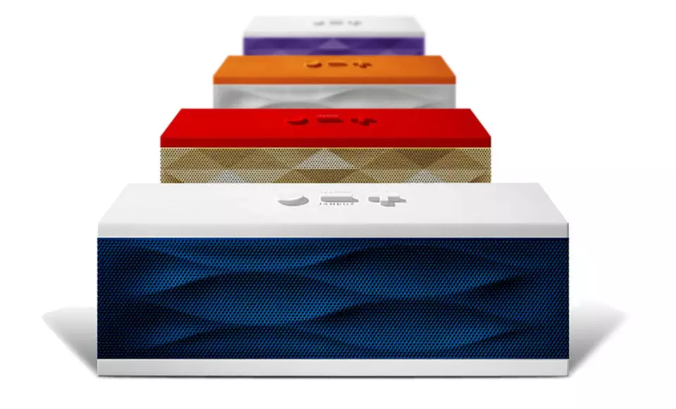 Jawbone JAMBOX Wireless Bluetooth Speaker With Mic. Multiple Colors Available. Free Returns.  - Primary Image