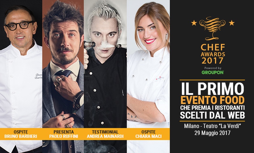 Image 1: Chef Awards, il 29 maggio a Milano. In vendita fino al 24.05