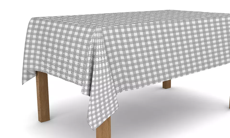 Tischdecke aus gewachstem PVC