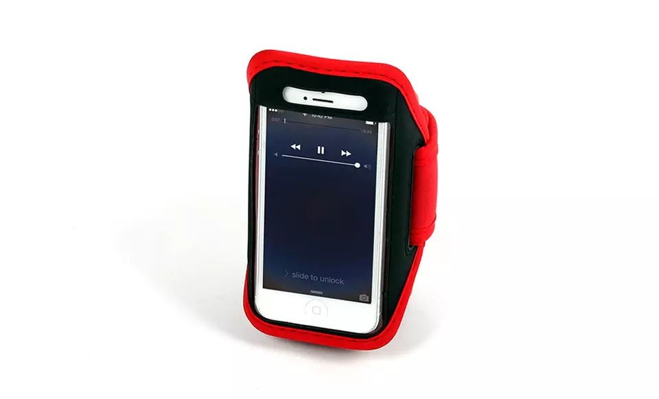 Adjustable Athletic Armband for iPhone 4, 4s, 5, 5c, and 5s - Second Medium