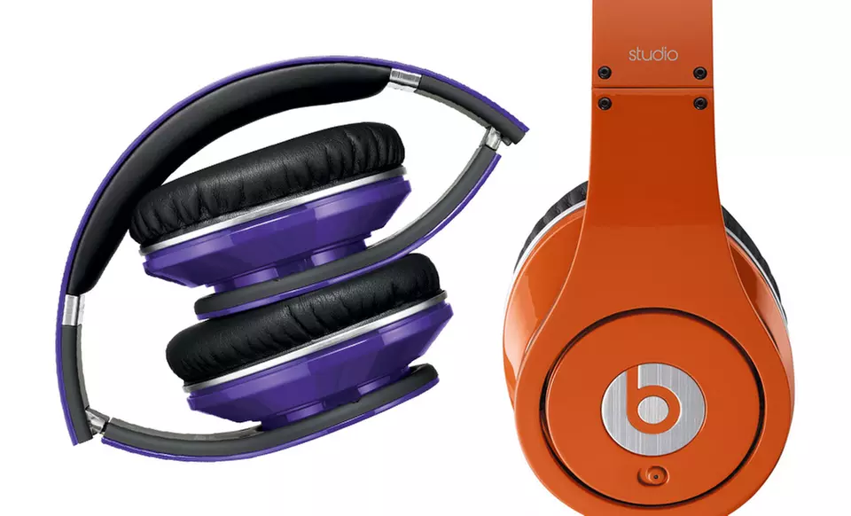 Beats by Dre Studio Headphones in Orange or Purple ($299.99 List Price). Free Shipping and Returns. - Second Medium