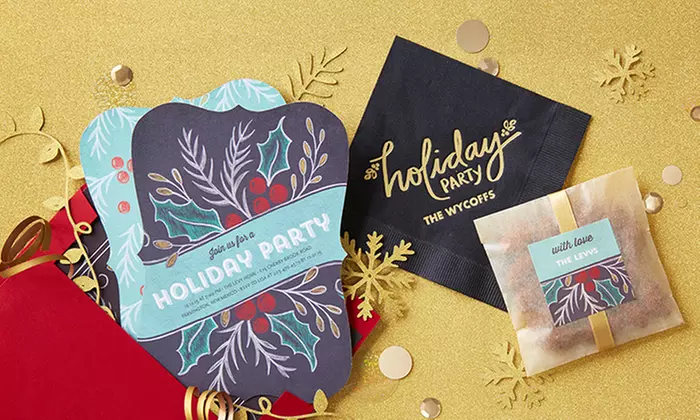 50% Off Holiday Cards & Stationery from Tiny Prints. Three Options Available. - Second Medium