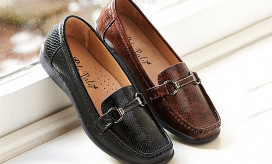 Image 2: Ladies' Buckle Loafers