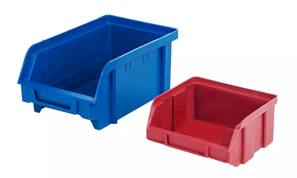 30-Bin Wall-Mounted Hardware-Parts Rack - Second Medium