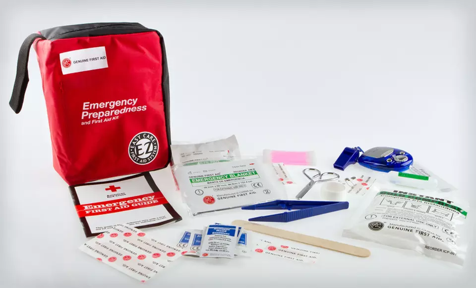 $14.99 for a 167-Piece Genuine First Aid Emergency-Preparedness Kit ($28 List Price). Free Shipping. - Primary Image