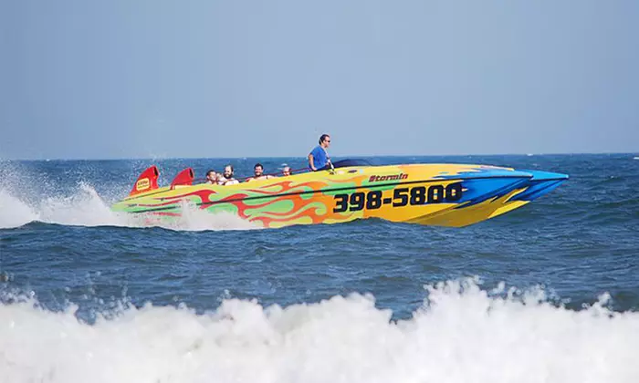 Speedboat Dolphin Tour with Digital Photo for 1, 2, or 4 from “Stormin” Shore Water Sports, LLC (Up to 36% Off) - Primary Image