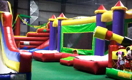 All-Day Indoor Bounce House for One, Two, or Four Kids at Inline 1 Bounce and Play (Up to 58% Off) - Primary Image