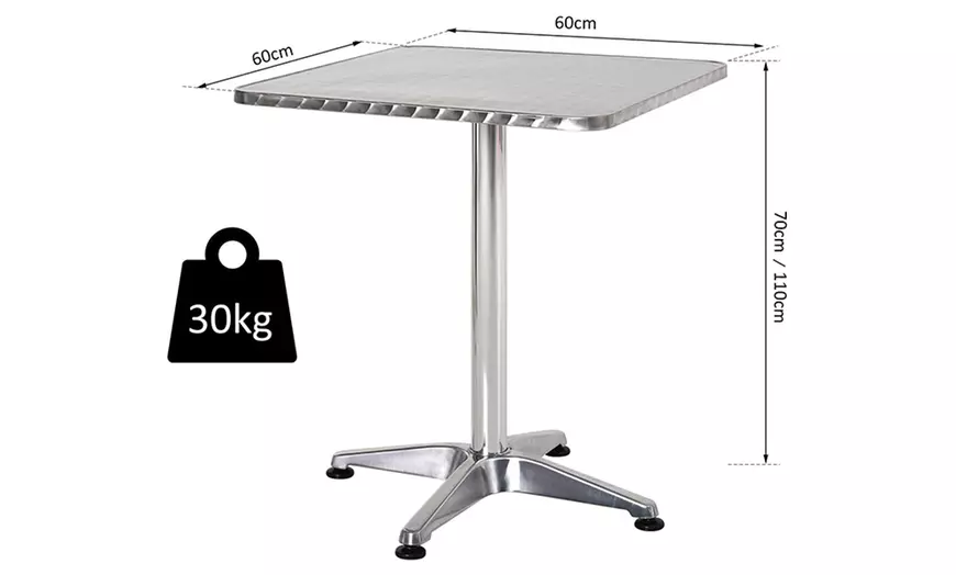 Image 4: HomCom Bar Table