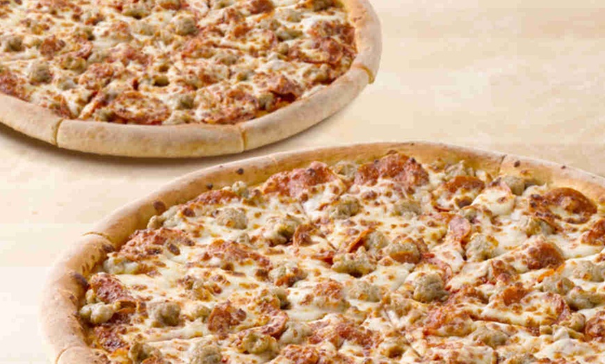 Small Pizza with Two Toppings - Papa John's | Groupon