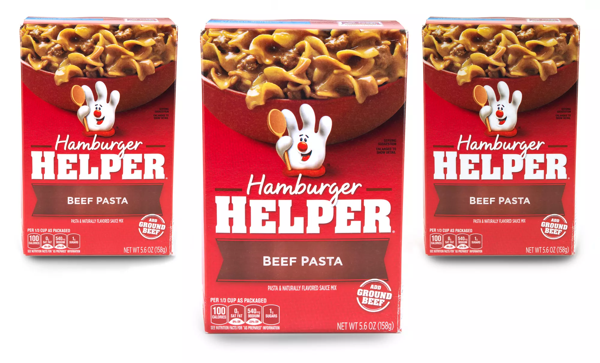 Hamburger Helper Entree Beef Pasta; 6-Pack of 5.6oz. Boxes + 5% Back in Groupon Bucks - Primary Image