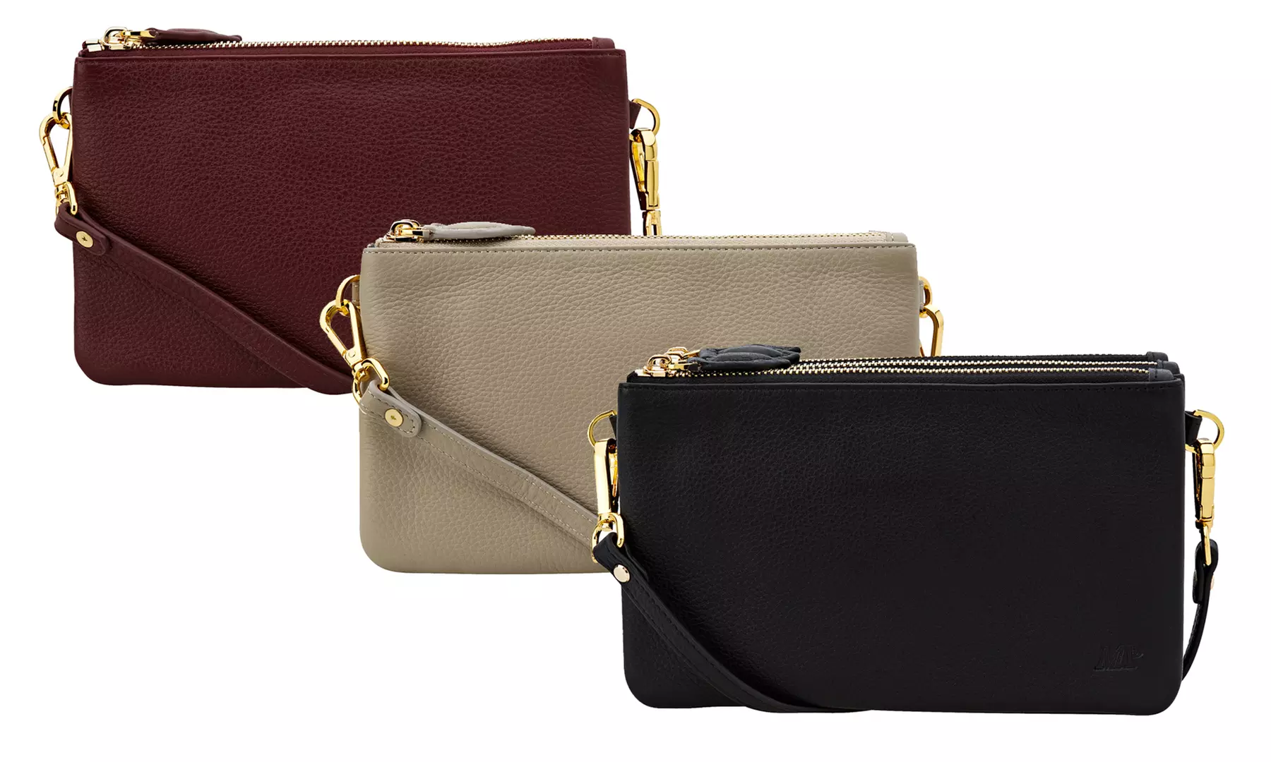 Mighty Purse Trio Crossbody Bag Purse with Built-In Slimline Battery Charger - Primary Image