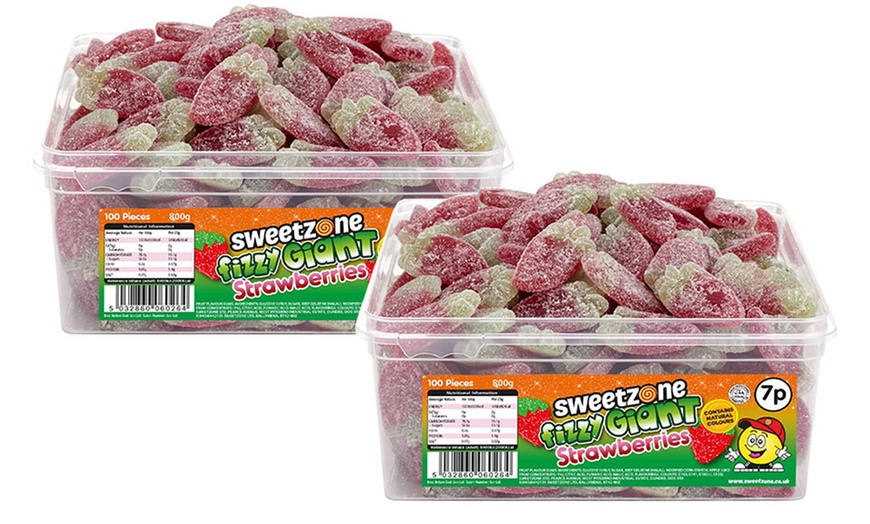 Image 21: 70, 100 or 350 Sweetzone Halal Giant Sweet Tub in Different Flavours