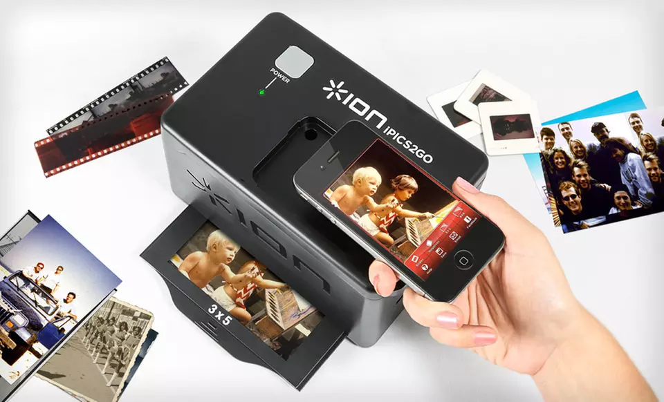 $29 for an Ion iPics 2 Go Photo, Slide, and Negative Scanner for iPhone ($59.99 List Price). Free Shipping and Returns. - Primary Image