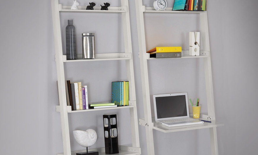 Image 3: Step Ladder Shelving Unit