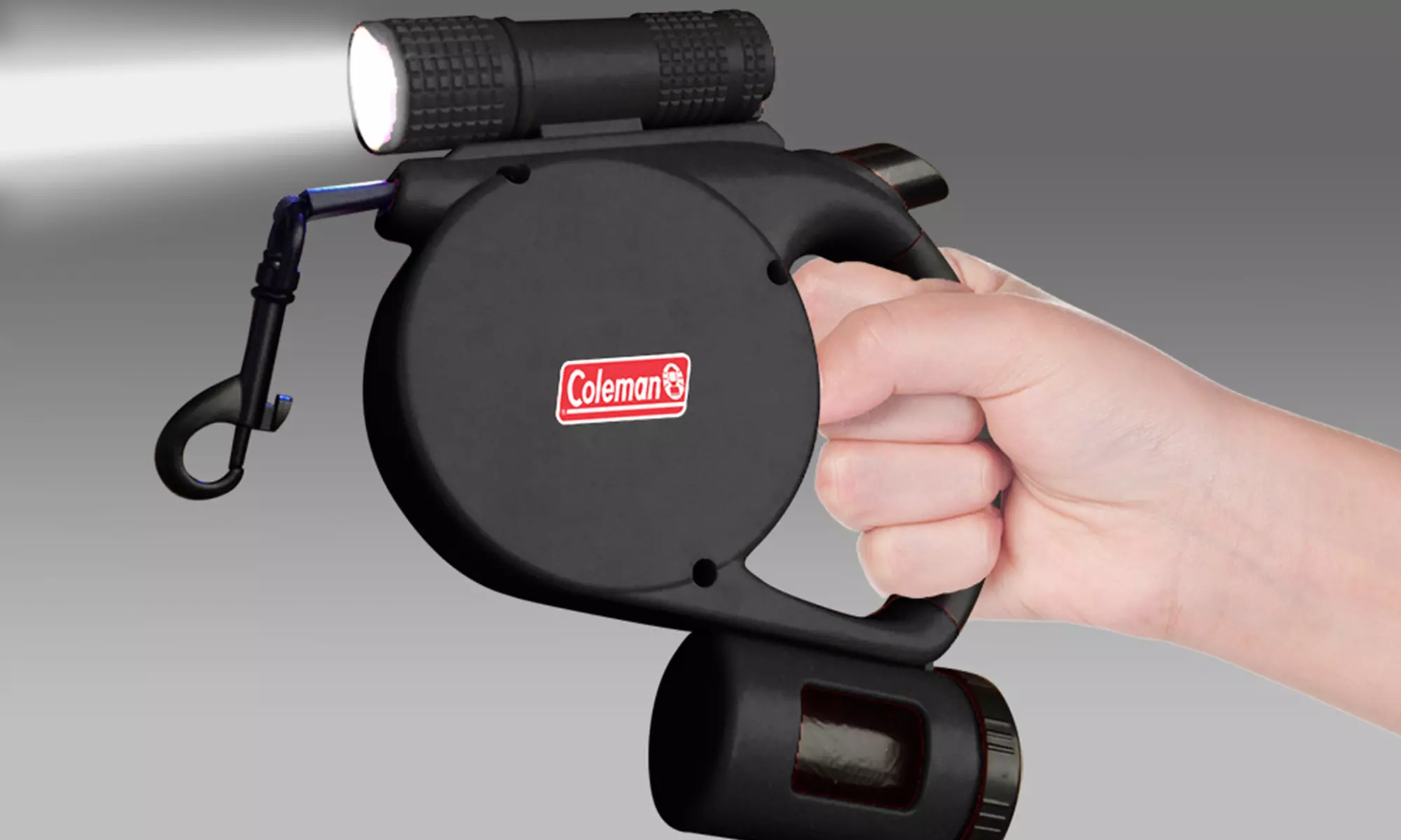 Coleman 3-in-1 Pet Retractable Leash with Light - Primary Image