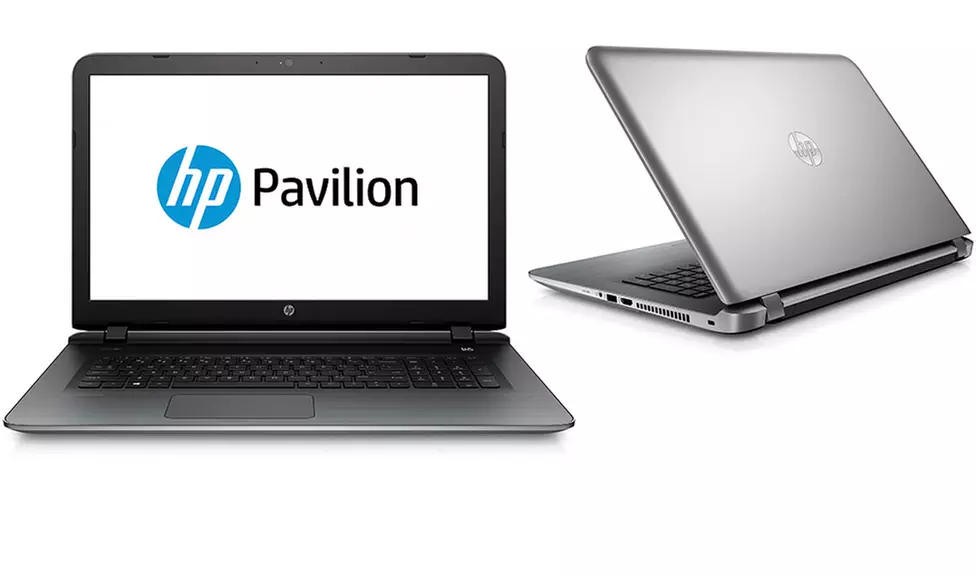 HP Pavilion 17.3" Laptop with Intel Core i3-5020U Processor, 8GB RAM, and 1TB Hard Drive (Manufacturer Refurbished) - Primary Image