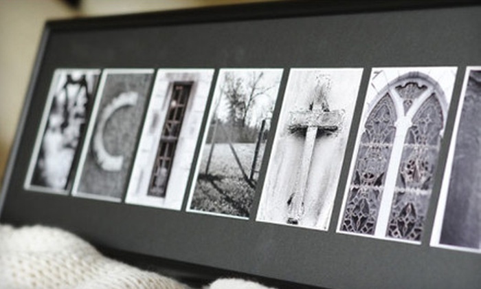 Alphabet Photography Groupon Sticks and Stones Custom Alphabet Art