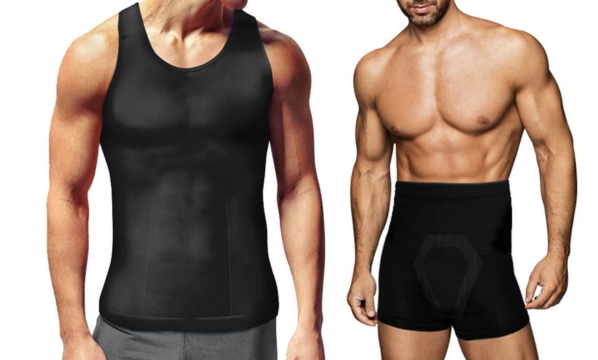 Image 1: Slimming Boxers and Tank Top