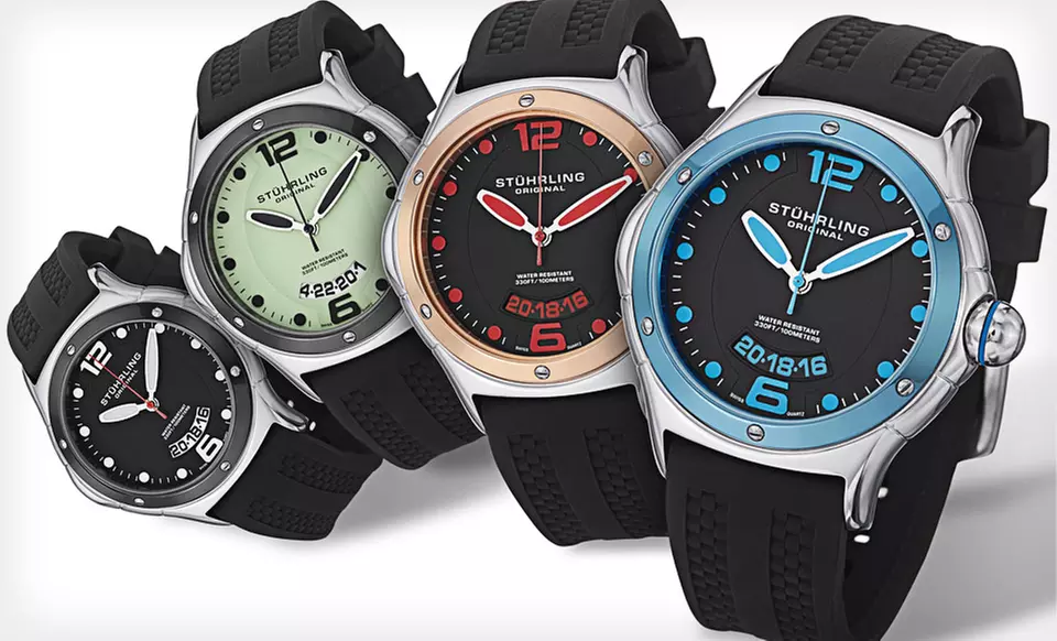Stührling Original Men’s Sport Watches (Up to 87% Off). Multiple Styles Available. Free Shipping and Returns. - Second Medium