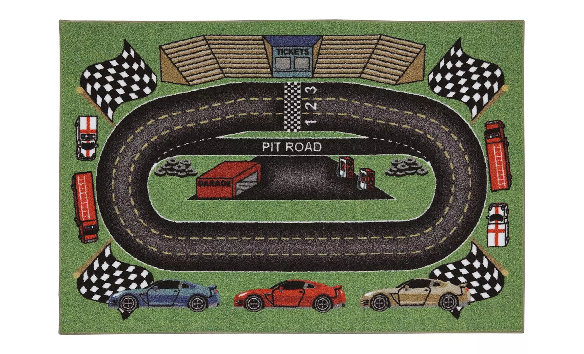 Mohawk Home Interactive 3'x5' Race Track Rug - Primary Image