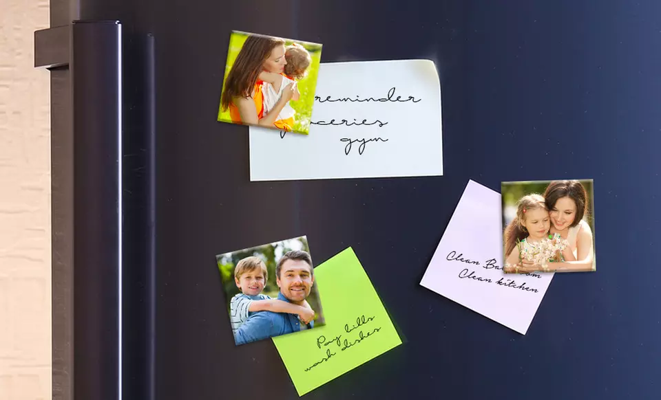 3, 4, 9, or 16 Custom 2"x2" Magnet Sets from Picture It On Canvas from $5 to $16 - Primary Image