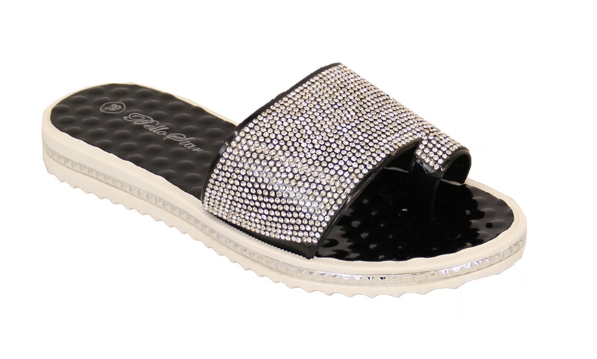 Image 2: Women's Diamante Sandals