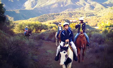 Weekday or Weekend 90-Minute Horseback Trail Ride with Instruction for One or Two from Connemara Ranch (Up to 56% Off) - Primary Image