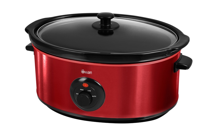 Image 1: 6.5 Litre Rouge Slow Cooker