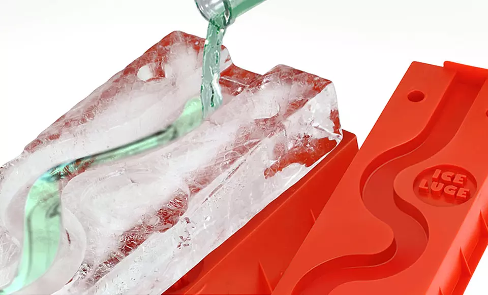Single- or Double-Track Ice Luge. Free Returns. - Primary Image