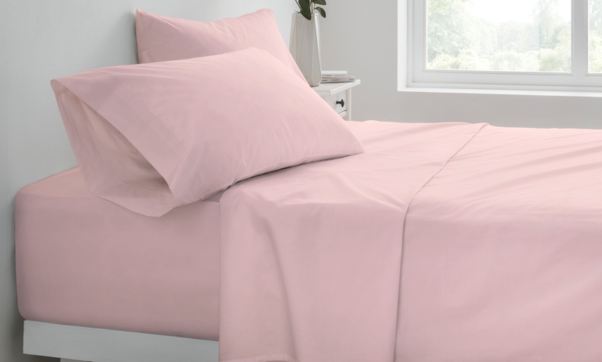 Image 14: Extra-Deep Fitted Sheet or Pillowcases