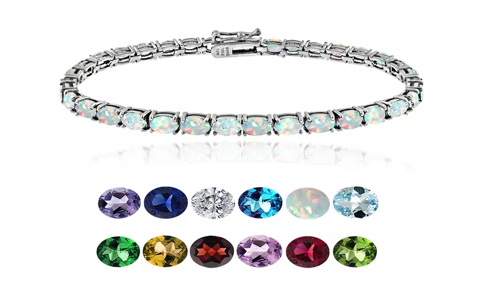 Gemstone Tennis Bracelets - Primary Image