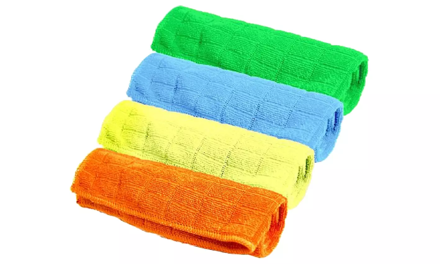 Two 4-Packs of Microfiber Cleaning Cloths - Primary Image