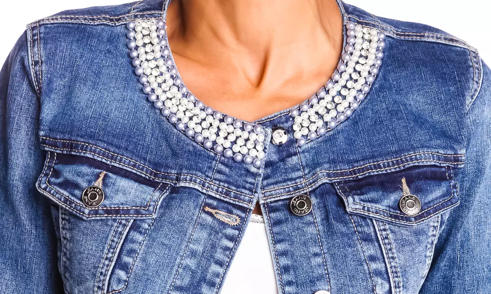 Veste en jean La Petite Parisienne pour femme - Second Medium